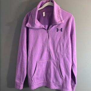 Under Armour Lavender Quarter-Zip Fleece
